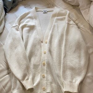 Sunday best Off-White Button-Up Cardigan